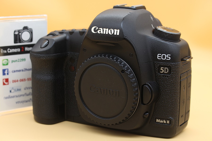 ขาย Body Canon EOS 5D II สภาพสวย อดีตประกันร้าน ชัตเตอร์ 17,968 เมนูไทย อุปกรณ์พร้อมกระเป๋า จอติดฟิล์มแล้ว  อุปกรณ์และรายละเอียดของสินค้า 1.Body Canon EOS 